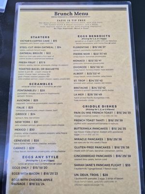 Menu photo 4 Zazie San Francisco, CA Menu photo 4 Zazie San Francisco, CA