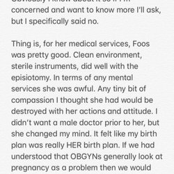 Foos OB/GYN, PC - More of the review.