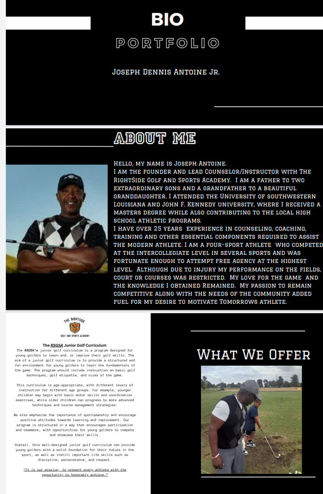The Right Side Golf & Sports Academy Logo