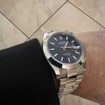Davidson & Licht - Walnut Creek - 41mm blue dial on oyster Steele bracelet with smooth bezel. - Jewelry Near Me - Walnut Creek, California Davidson & Licht - Walnut Creek - 41mm blue dial on oyster Steele bracelet with smooth bezel. - Jewelry Near Me - Walnut Creek, California