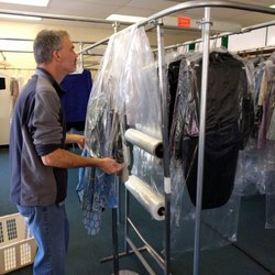 Scanlon's Cleaners - Rhinebeck - Kris hard at work!