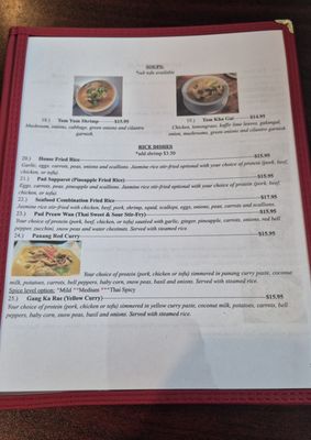 Menu photo 3 Lily's Thai Cafe Weed, CA