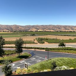 View from parking garage