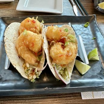 Zest Sushi And Small Plates - Thai Shrimp Tacos, July 2026. - Sushi Bars Near Me - Cary, North Carolina