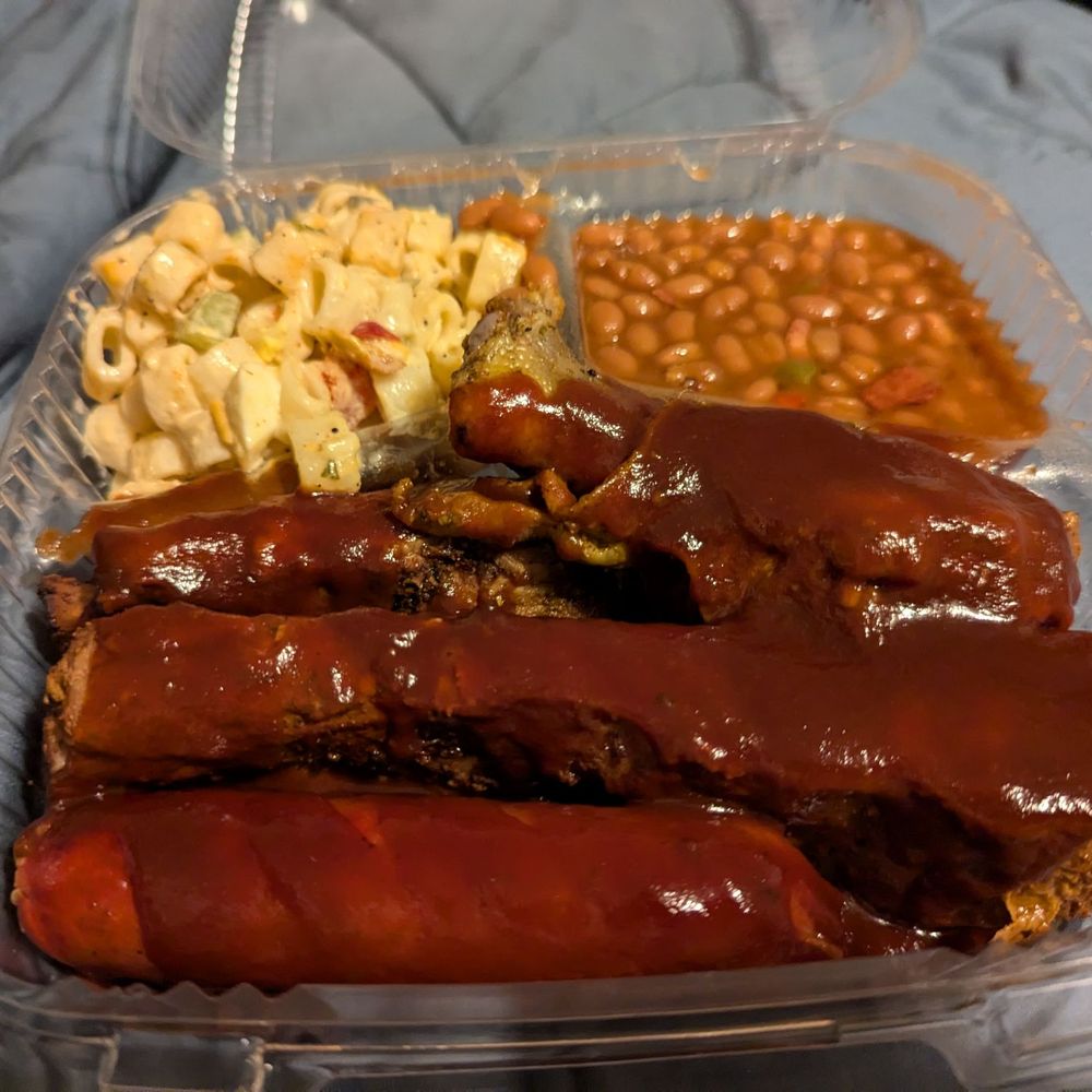 Leellani's BBQ - Combo, brought home - Food Stands Near Me - San Francisco, California Leellani's BBQ - Combo, brought home - Food Stands Near Me - San Francisco, California
