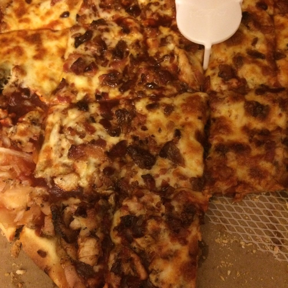Jimano's Pizzeria - BBQ chicken pizza - very disappointed. Don't get this. Very salty and BBQ sauce doesn't even taste like BBQ sauce... yuck! - Pizza Near Me - Gurnee, Illinois Jimano's Pizzeria - BBQ chicken pizza - very disappointed. Don't get this. Very salty and BBQ sauce doesn't even taste like BBQ sauce... yuck! - Pizza Near Me - Gurnee, Illinois