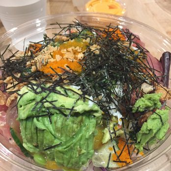 Pokeworks - Large bowl plus avocado - Poke Near Me - Somerville, Massachusetts Pokeworks - Large bowl plus avocado - Poke Near Me - Somerville, Massachusetts