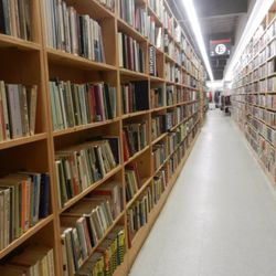 St Vincent De Paul - Florence Thrift Store - Books forever! I love that they're actually pretty organized and not just thrown on a shelf.