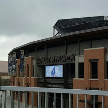 Husky Stadium - View of the stadium as you exit the light rail station - Stadiums & Arenas Near Me - Seattle, Washington Husky Stadium - View of the stadium as you exit the light rail station - Stadiums & Arenas Near Me - Seattle, Washington