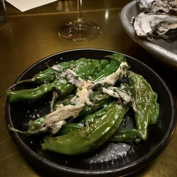 Bar Crudo - Seared Shisito Peppers - Seafood Near Me - San Francisco, California