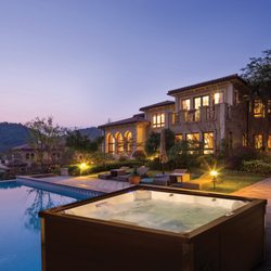 Able Pools and Spas - JLX series poolside