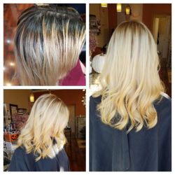 Salon 155 - Softened roots with some balyage and highlights