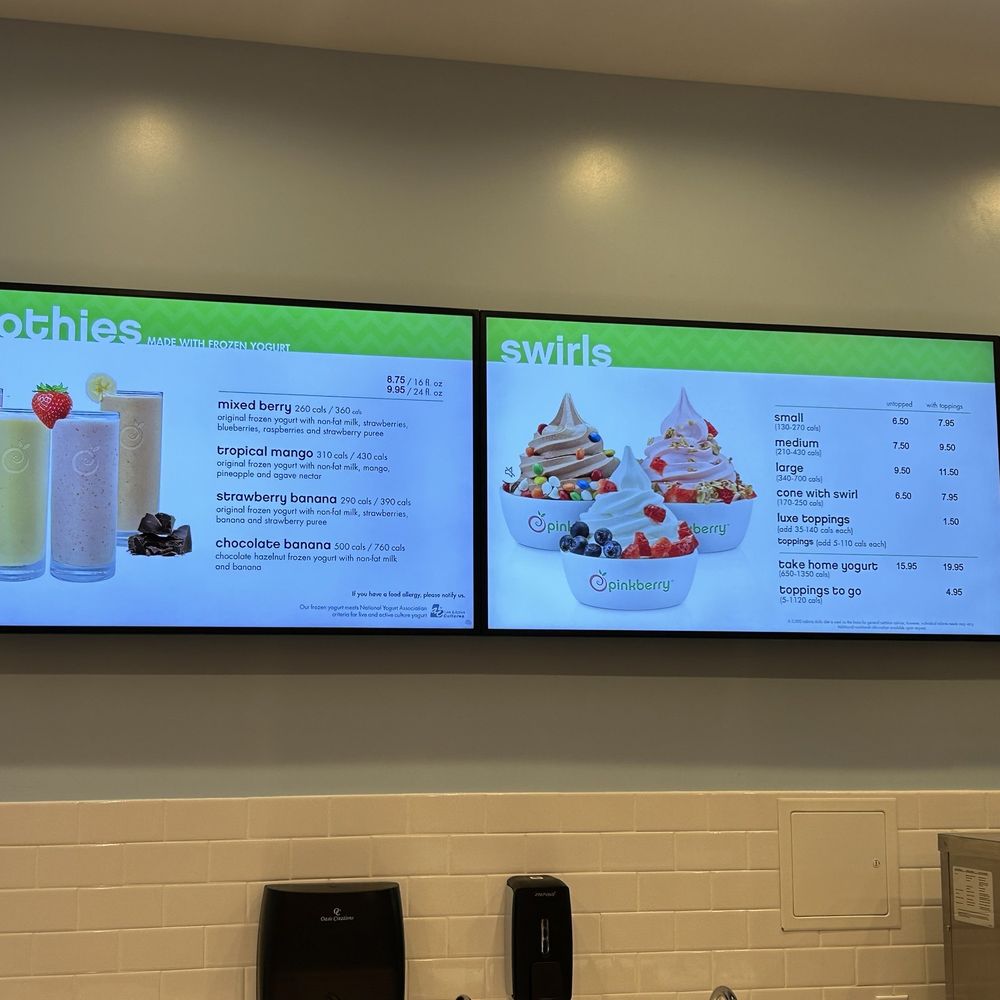 Pinkberry - Menu (taken 6/29/2025) - Ice Cream & Frozen Yogurt Near Me - Santa Clarita, California Pinkberry - Menu (taken 6/29/2025) - Ice Cream & Frozen Yogurt Near Me - Santa Clarita, California