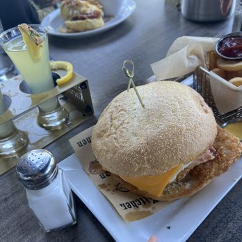 Hash Kitchen - VERY LARGE ENGLISH MUFFIN - Breakfast & Brunch Near Me - Scottsdale, Arizona