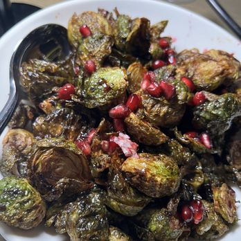 Cibo Detroit - Roasted Brussels sprouts, gorgonzola dolce on the side - Italian Near Me - Detroit, Michigan Cibo Detroit - Roasted Brussels sprouts, gorgonzola dolce on the side - Italian Near Me - Detroit, Michigan