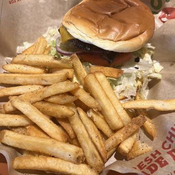 Chili's - Burger is a little extra greasy .. I squeezed it w a napkin to help . - Tex-Mex Near Me - Jacksonville, Florida