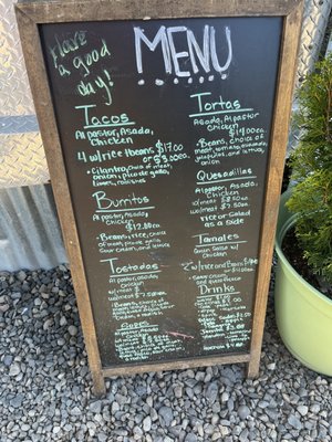 Menu photo 4 Yabes Taco Truck Forks, WA