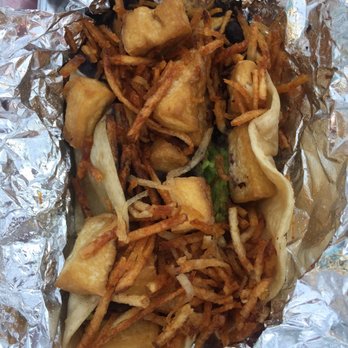 Cherrywood Coffeehouse - 3.26.17 Yummy vegan tacos: black beans, avocado, hash browns and fried tofu - Coffee & Tea Near Me - Austin, Texas Cherrywood Coffeehouse - 3.26.17 Yummy vegan tacos: black beans, avocado, hash browns and fried tofu - Coffee & Tea Near Me - Austin, Texas