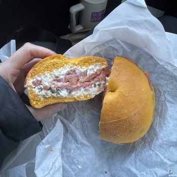 Cassidy’s Corner Cafe - The Lox Sandwich with egg bagel - Cafes Near Me - Long Beach, California