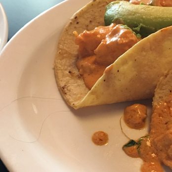 Hector's Mariscos - Shrimp tacos with a little hair - Seafood Near Me - Chula Vista, California