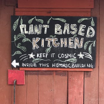 The Cosmic Kitchen - Outdoor sign - Vegan Near Me - Haleiwa, Hawaii The Cosmic Kitchen - Outdoor sign - Vegan Near Me - Haleiwa, Hawaii