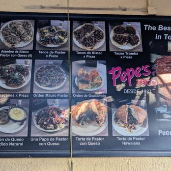 Pepe's Taco - Menu - Mexican Near Me - Puerto Vallarta, JAL