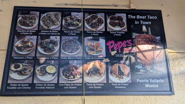 Menu photo 3 Pepe's Taco Puerto Vallarta, JAL