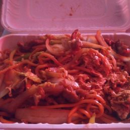 a take out container of food a take out container of food