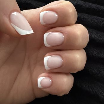 Mission Nails - Classic French Manicure using dry file technique - Nail Technicians Near Me - Mission Viejo, California Mission Nails - Classic French Manicure using dry file technique - Nail Technicians Near Me - Mission Viejo, California