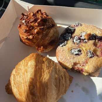 Wilder Bakeshop - Huge delicious croissant, amazing sticky bun and a French blackberry thing I toast was is delicious. - Bakeries Near Me - Chama, New Mexico Wilder Bakeshop - Huge delicious croissant, amazing sticky bun and a French blackberry thing I toast was is delicious. - Bakeries Near Me - Chama, New Mexico
