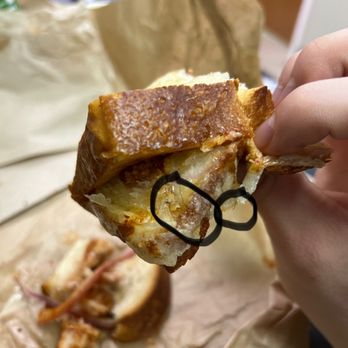 Panera Bread - bbq chicken sandwich with extra hairs - Salad Near Me - Geneva, Illinois
