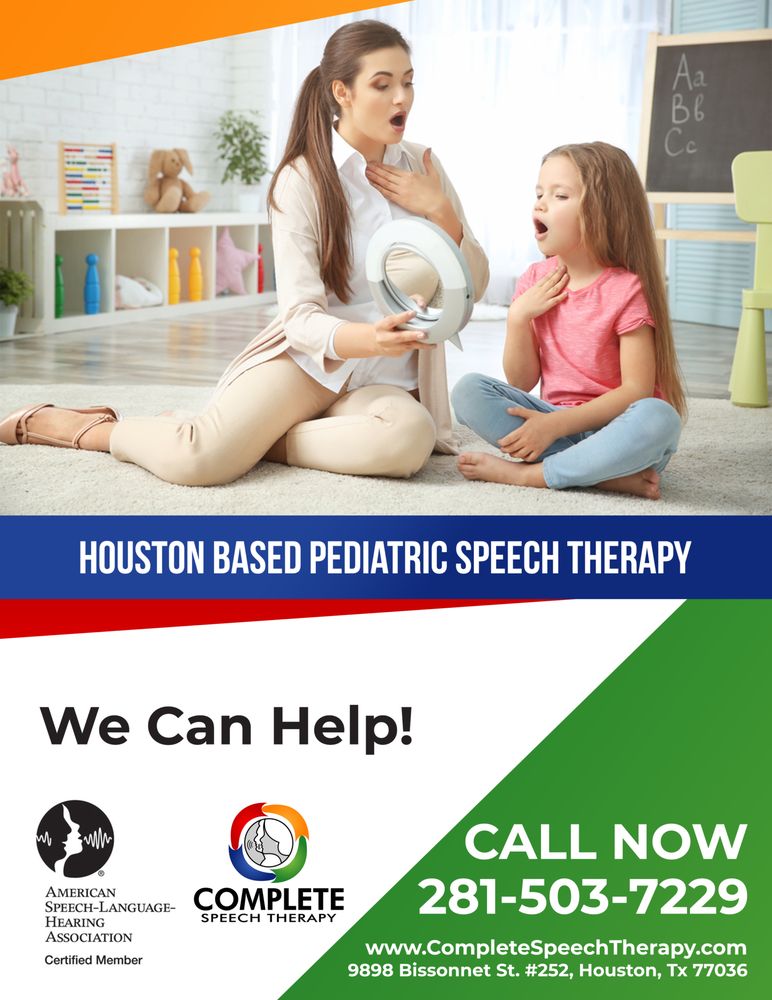 Complete Speech Therapy - child therapist in Houston, TX