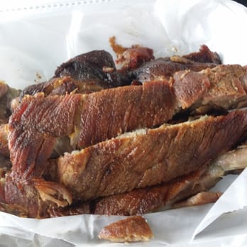 Ole Rudy's Bar-B-Que - Half a rack of Ribs.... Delicious and tender! - Barbeque Near Me - Jackson, Georgia