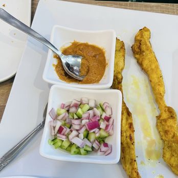 Thaibodia Bistro - Milpitas - 04 - Satay Chicken - Thai Near Me - Milpitas, California Thaibodia Bistro - Milpitas - 04 - Satay Chicken - Thai Near Me - Milpitas, California