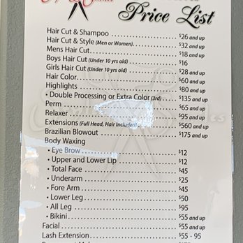 Styles & Smiles - Price list because I don't think it's on their website - Nail Salons Near Me - El Centro, California