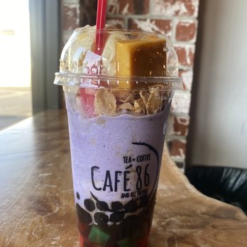 Cafe 86 - Upside down halo halo - Desserts Near Me - Artesia, California Cafe 86 - Upside down halo halo - Desserts Near Me - Artesia, California