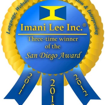 Imani Lee - Three-time winner of the San Diego Award! - Translation Services Near Me - San Diego, California Imani Lee - Three-time winner of the San Diego Award! - Translation Services Near Me - San Diego, California