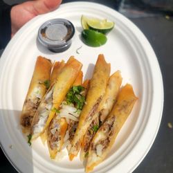 Traballo's Backyard BBQ - Mexipino lumpia