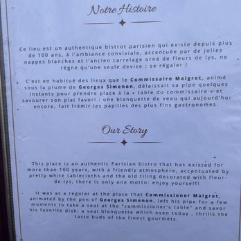 Au Petit Tonneau - History - Bistros Near Me - Paris, 75 Au Petit Tonneau - History - Bistros Near Me - Paris, 75