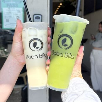 Boba Bliss - Thai milk green tea (weekend only) and jasmine milk tea - Bubble Tea Near Me - Castro Valley, California Boba Bliss - Thai milk green tea (weekend only) and jasmine milk tea - Bubble Tea Near Me - Castro Valley, California
