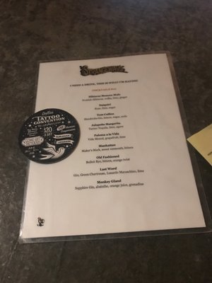 Menu photo 3 Strangeways Dallas, TX