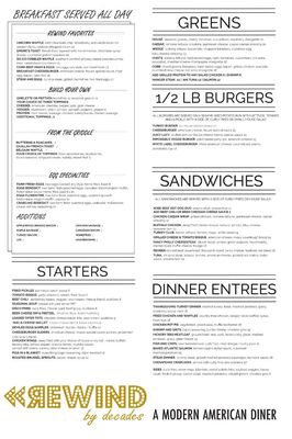 Menu photo 8 Rewind Washington, DC, DC