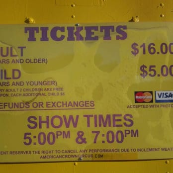 American Crown Circus - Admission prices - Performing Arts Near Me - Citrus Heights, California