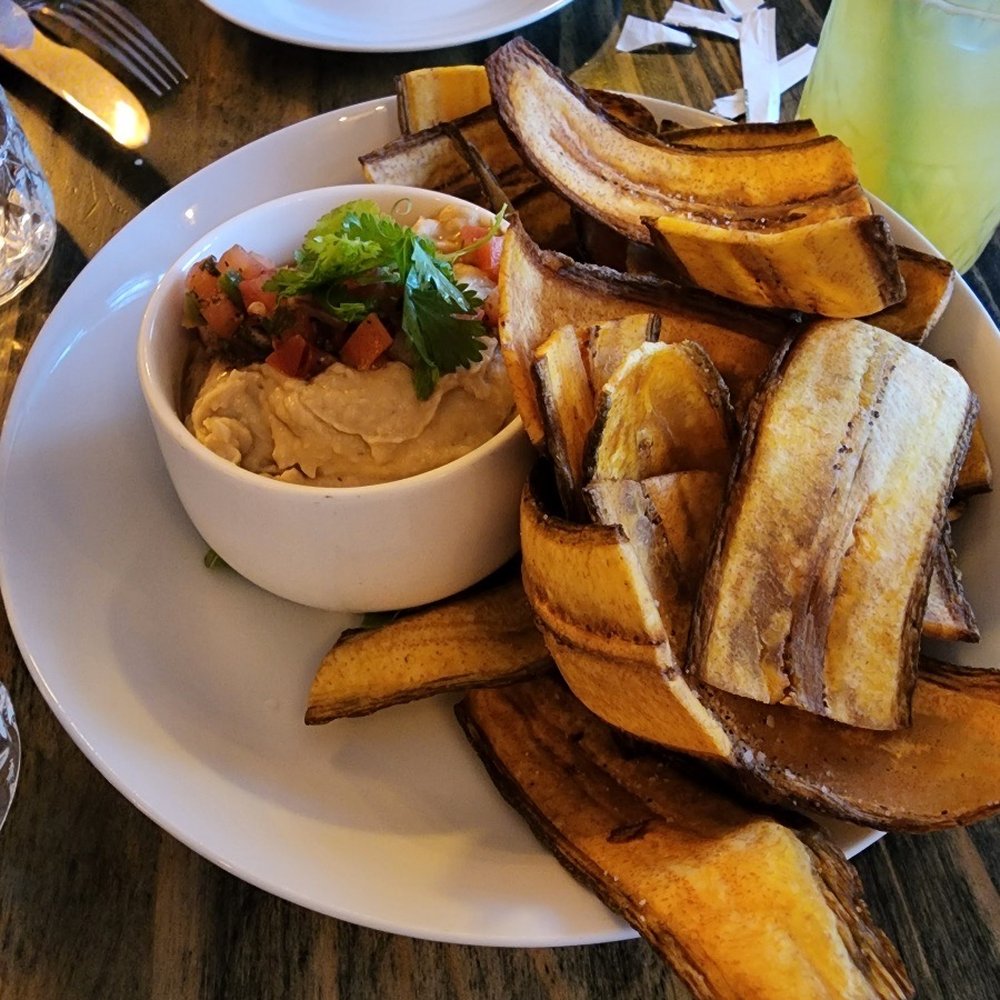 Hermanas Kitchen and Cocktails - Plantain chips and white bean dip - Cocktail Bars Near Me - Lindenhurst, New York Hermanas Kitchen and Cocktails - Plantain chips and white bean dip - Cocktail Bars Near Me - Lindenhurst, New York