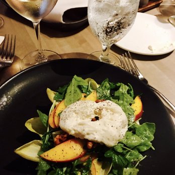 Five Crowns - I highly recommend the peach and burrata salad! - Steakhouses Near Me - Corona del Mar, California