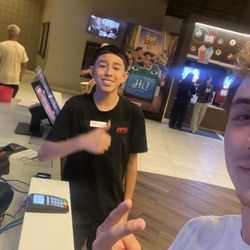 Miguel working hard.