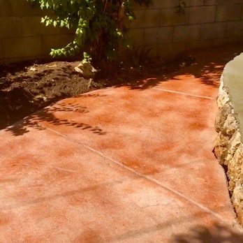 Menora Masonry - Newly stained walkway and low rock wall - Masonry/Concrete Near Me Menora Masonry - Newly stained walkway and low rock wall - Masonry/Concrete Near Me