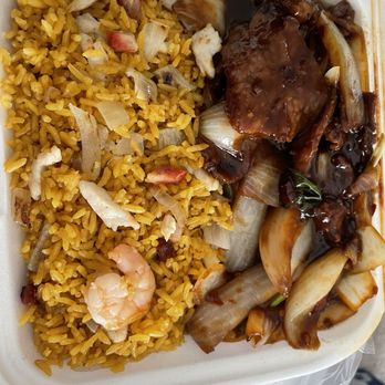 China Park - Mongolian beef with house special rice - Chinese Near Me - Haines City, Florida China Park - Mongolian beef with house special rice - Chinese Near Me - Haines City, Florida