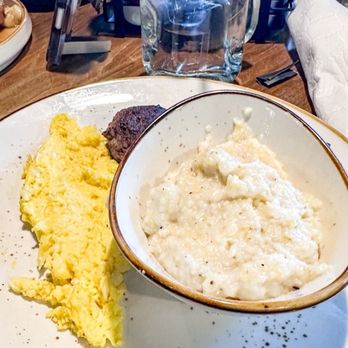 Miam Breakfast House - Combo of the day with grits - Breakfast & Brunch Near Me - Greensboro, North Carolina Miam Breakfast House - Combo of the day with grits - Breakfast & Brunch Near Me - Greensboro, North Carolina