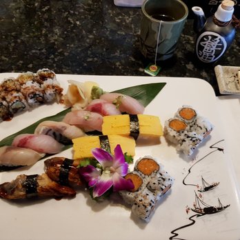 Azuma Sushi Bistro - Maki: eel cucumber. Nigiri: saba, suzuki, hamachi. Unagi, tamago. Maki: spicy salmon. 2012 12 21. S10. - Sushi Bars Near Me - Malta, New York Azuma Sushi Bistro - Maki: eel cucumber. Nigiri: saba, suzuki, hamachi. Unagi, tamago. Maki: spicy salmon. 2012 12 21. S10. - Sushi Bars Near Me - Malta, New York